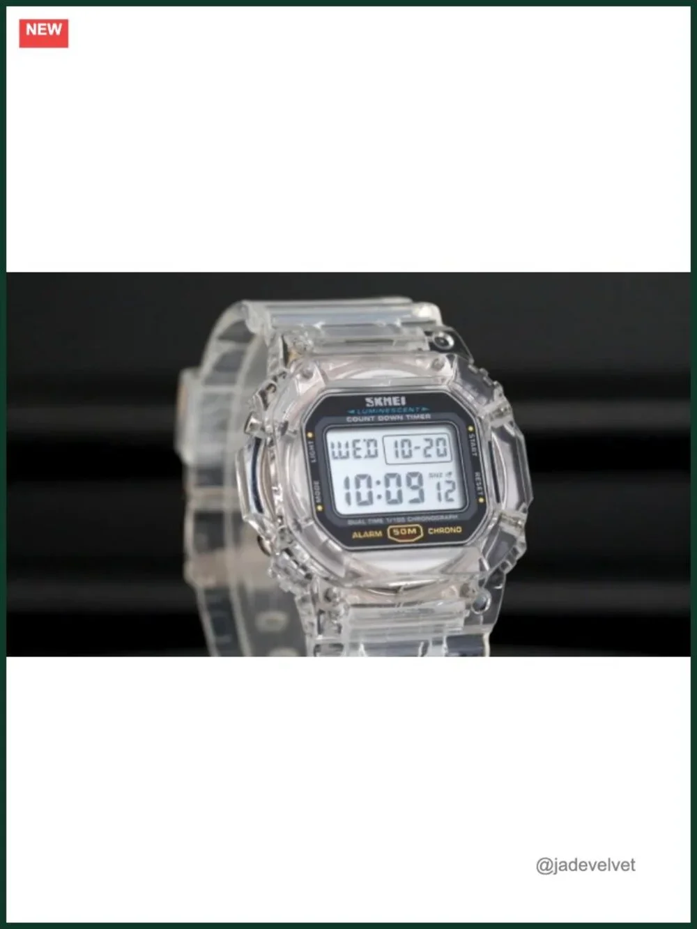 Gosasa Unisex Digital Sport Watch 50M Waterproof Stopwatch Alarm